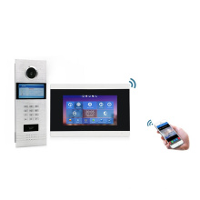 Factory Outlet Zeitschaltuhr Funktion WiFi Wireless Touch Screen Intercom System Wifi Türsprechanlage 2018